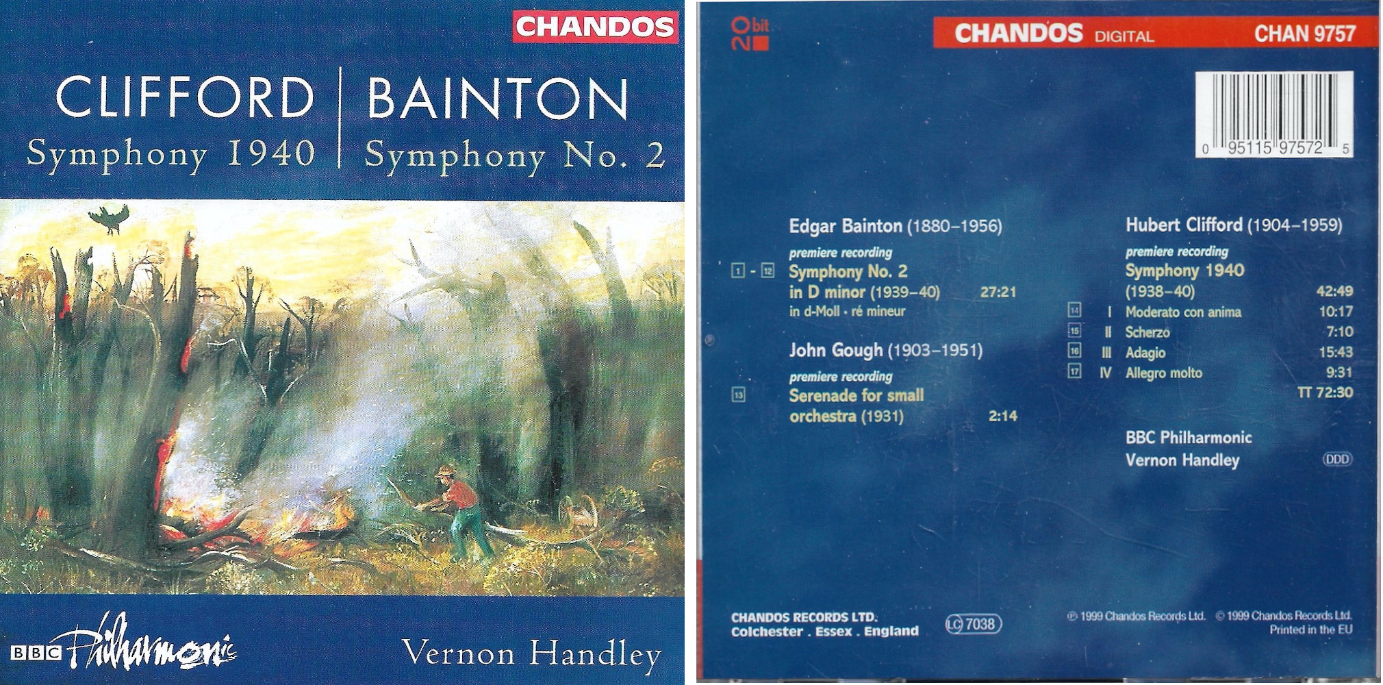 Clifford, Bainton Symphonies