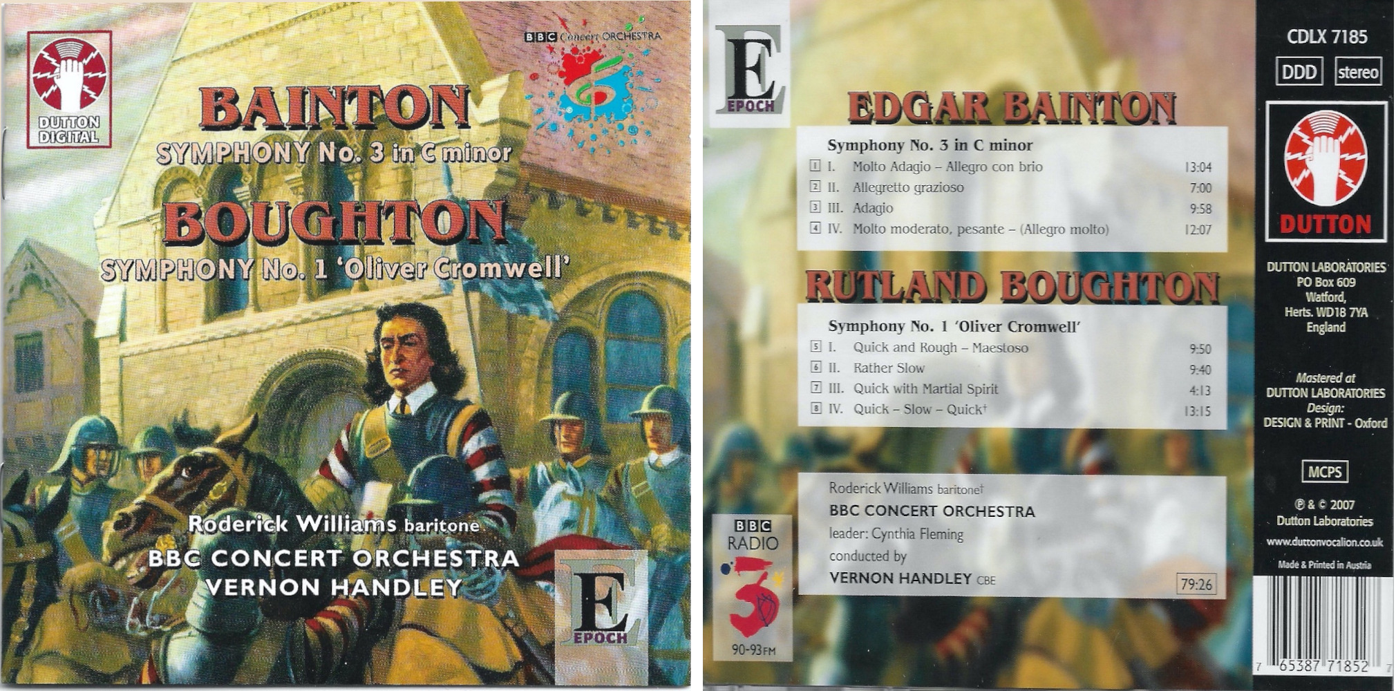 Bainton, Boughton Symphonies