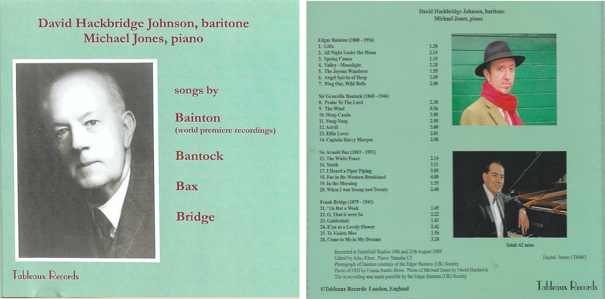 Songs by Bainton